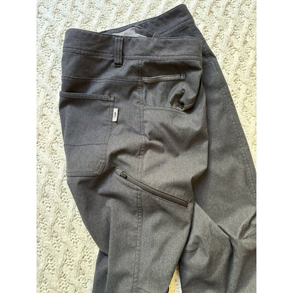 Royal Robbins Mens Active Traveler Charcoal Gray Fit Hiking Cargo Pants 36/30 WL - Picture 1 of 15